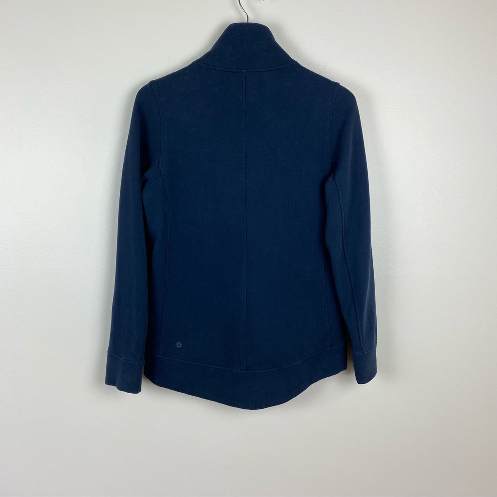 Lululemon Navy Fleece to Be True Zip Up Jacket 4 - Picture 7 of 8